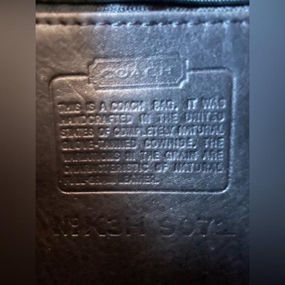 COACH LEGACY Audrey small BLACK mini bag serial 9071 - Picture 9 of 9